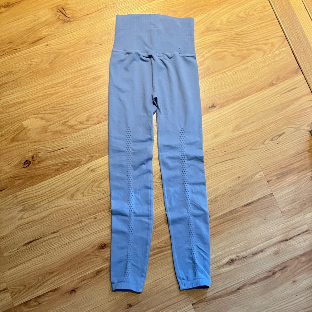 Free People Good Karma leggings NWOT xs/s light slate blue